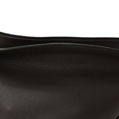 The Row Grained Calfskin Large Slouchy Banana Bag Brunette 8 of 10