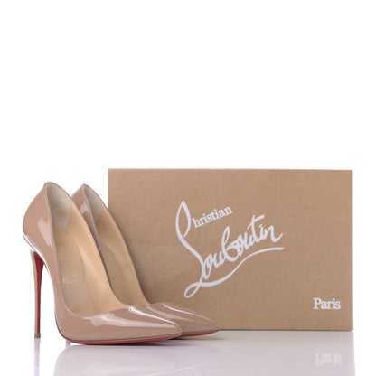 Christian Louboutin Patent So Kate 120 Pumps 37 Nude 9 of 9