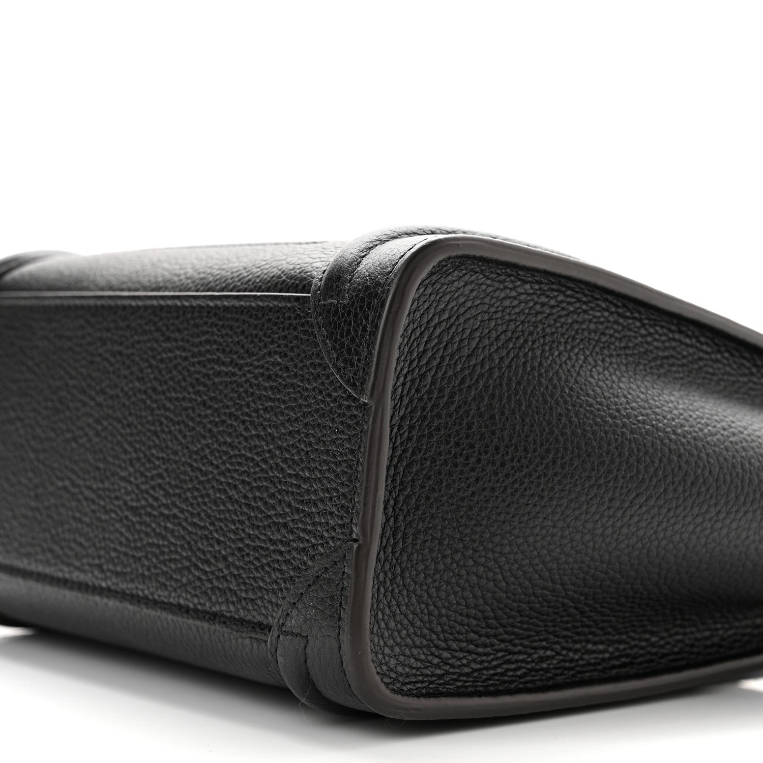 Celine Drummed Calfskin Nano Luggage Black 11 of 11