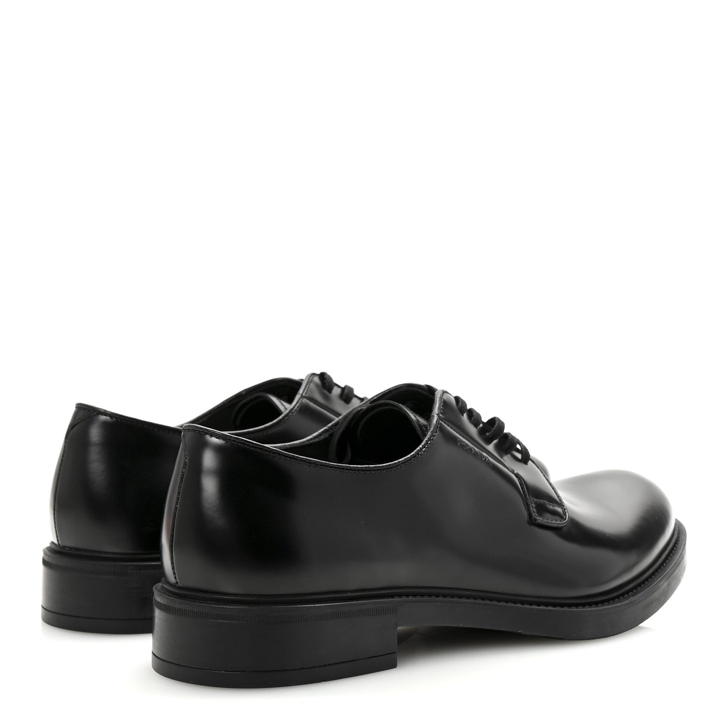 Spazzolato Mens Derby Loafers 8 Black