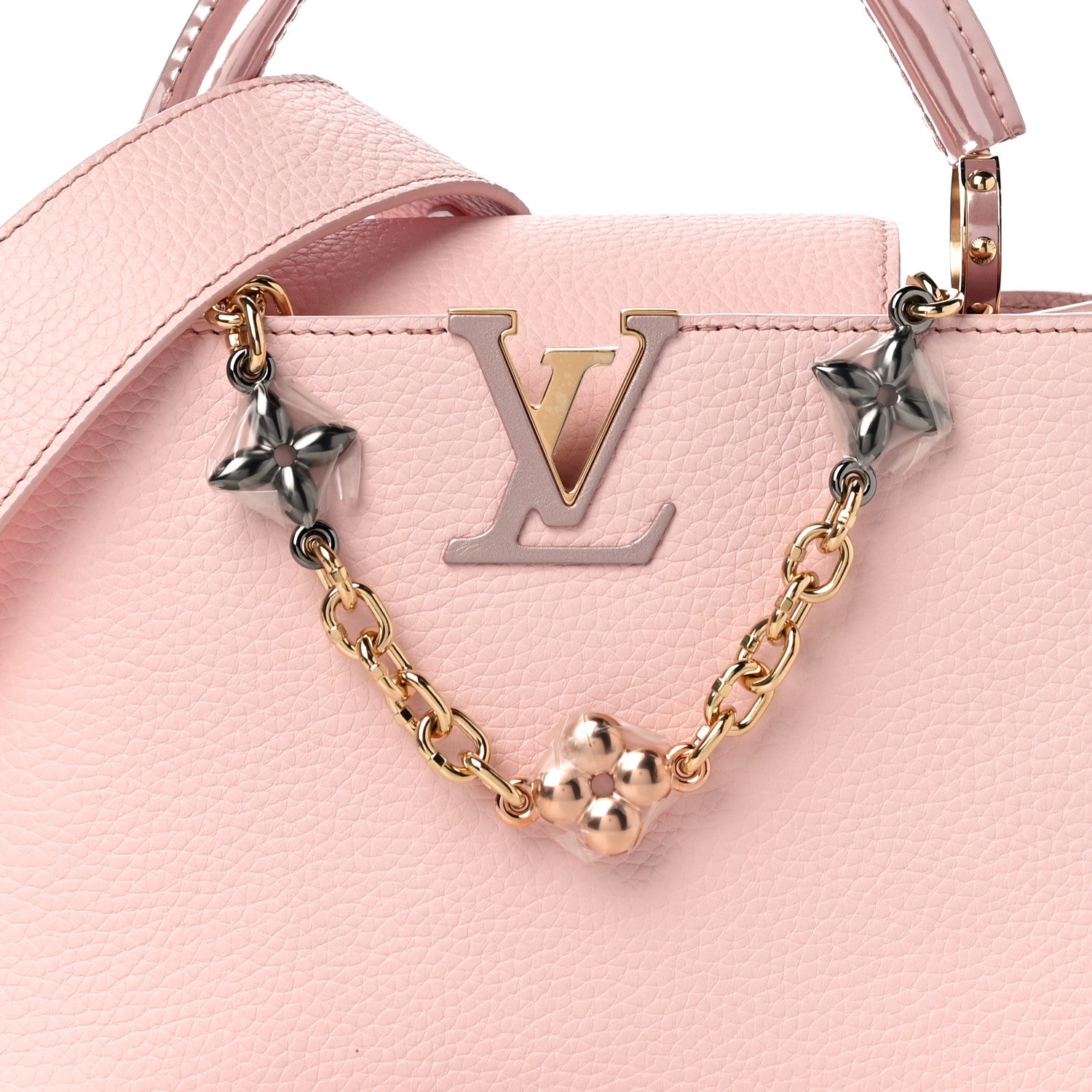 Louis Vuitton Taurillon Capucines BB Rose Jasmin 6 of 8