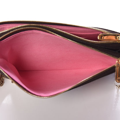 Louis Vuitton Monogram 2019 Christmas Animation Double Zip Pochette 5 of 10