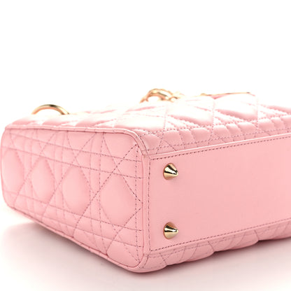 Christian Dior Lambskin Cannage Small My Lady Dior Pink 8 of 9