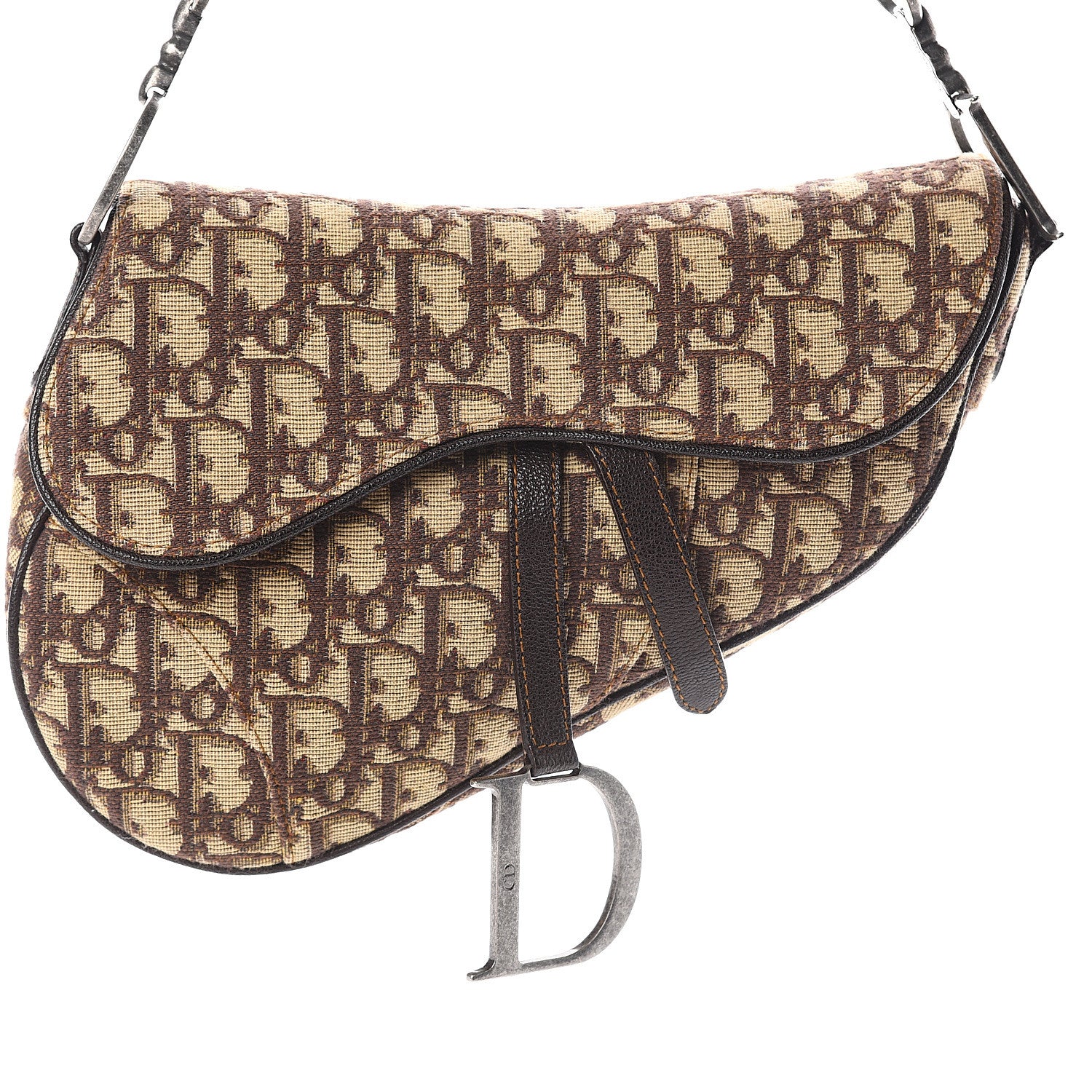 Christian Dior Monogram Saddle Bag Brown 8 of 8