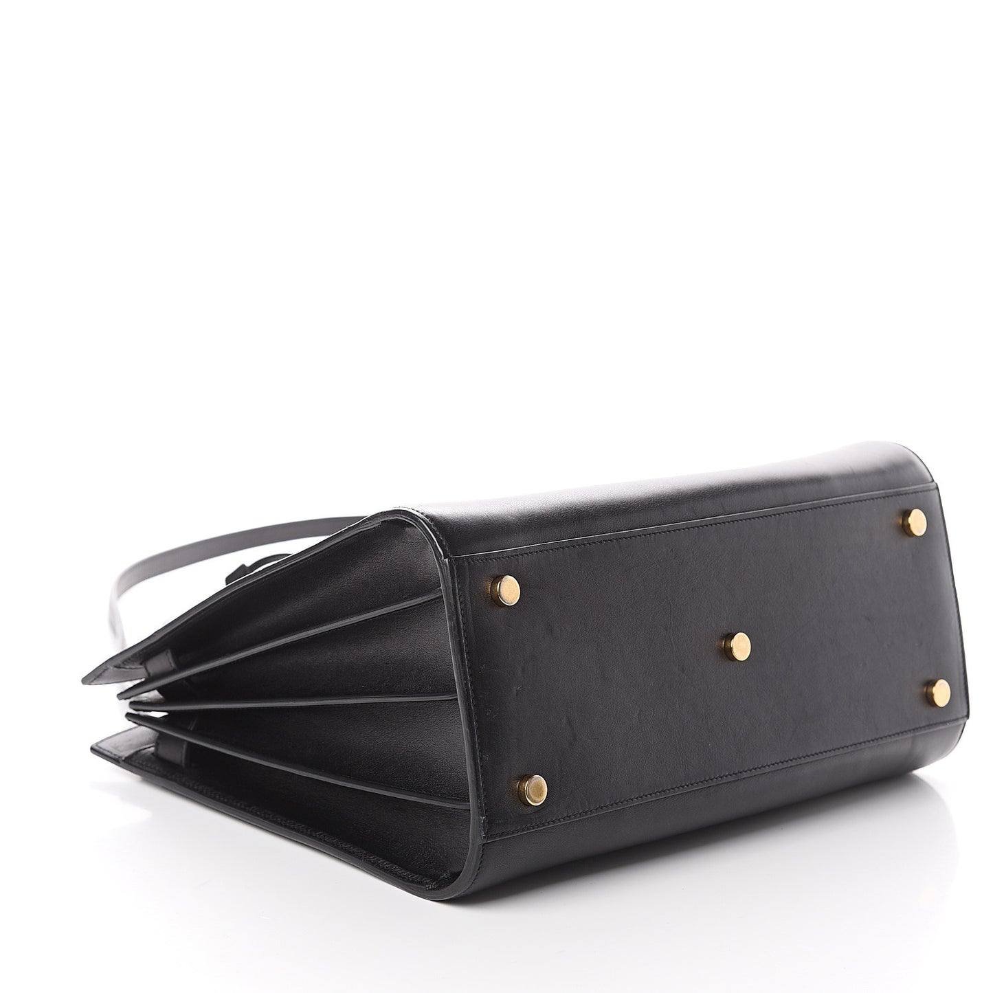 Calfskin Small Sac De Jour Black