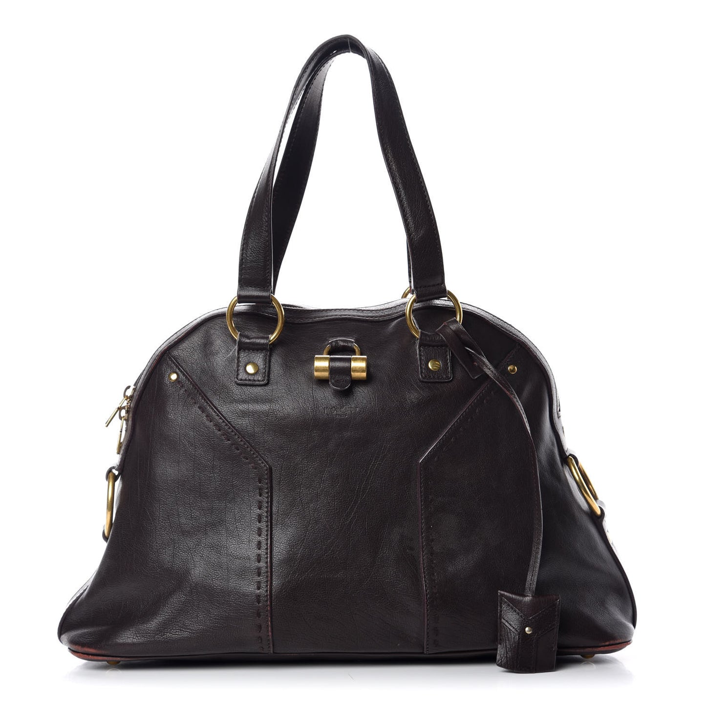 Calfskin Medium Muse Dark Brown