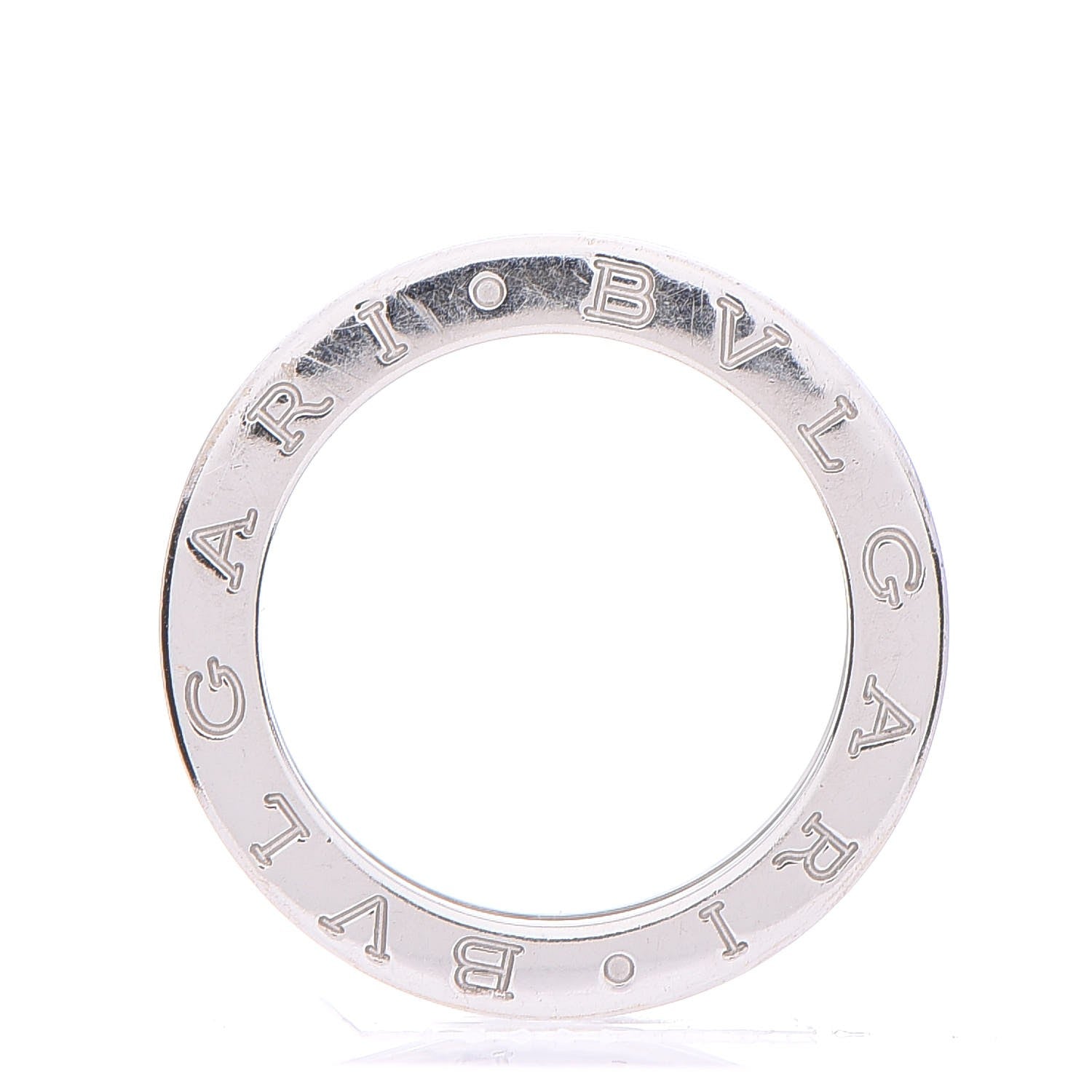Bulgari 18K White Gold B.Zero1 Ring 52 6 4 of 6