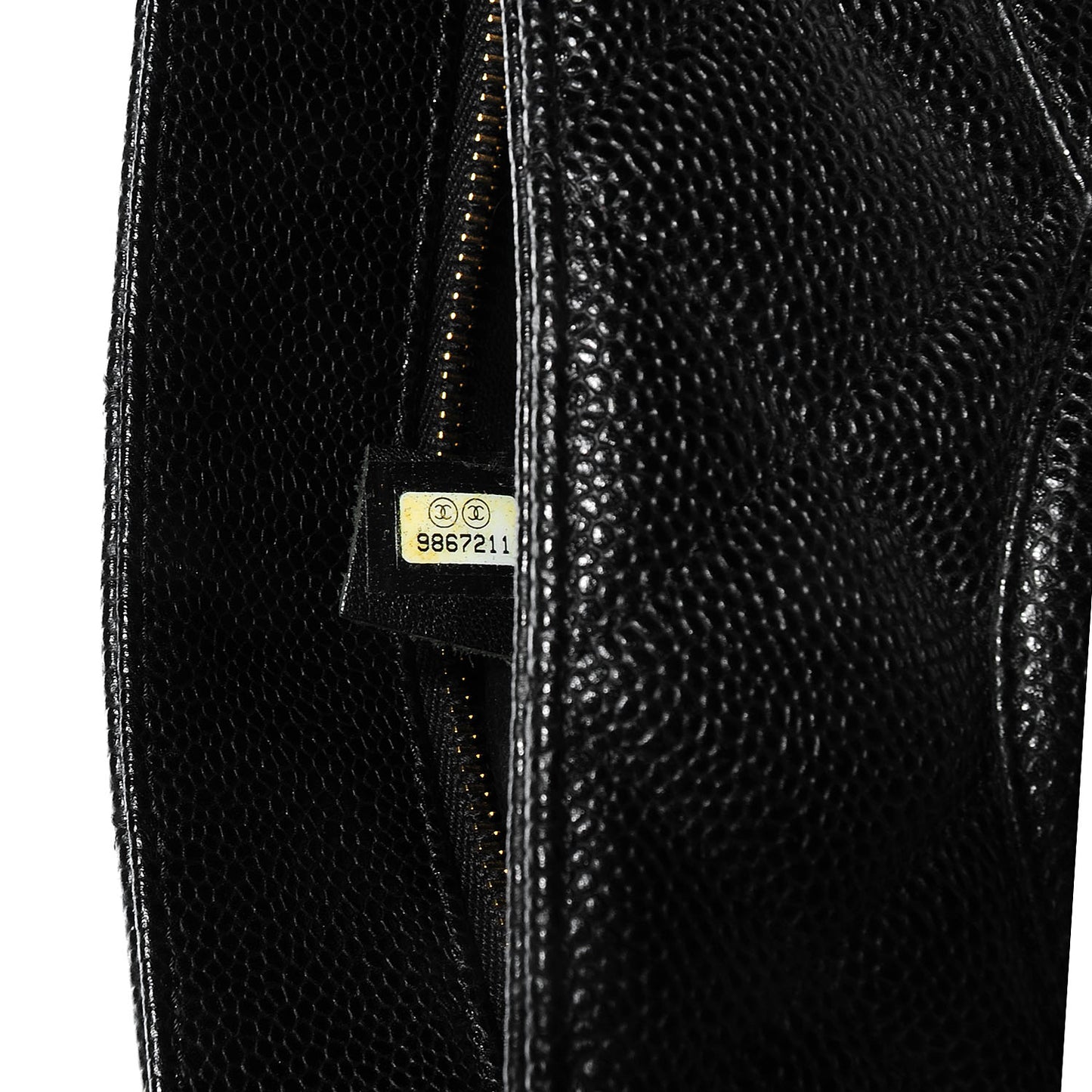 Caviar Medallion Tote Black