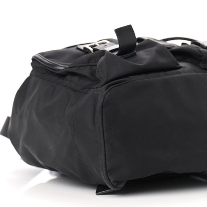 Prada Nylon Vela Medium Backpack Black 9 of 11