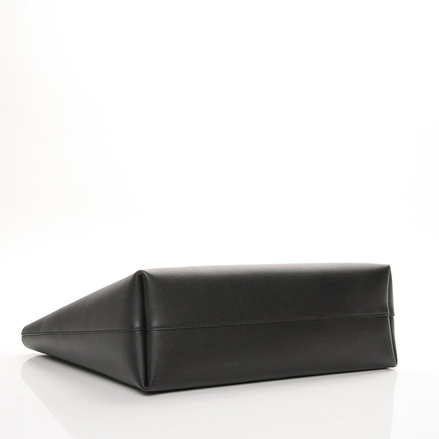 Calfskin Large Shopping Tote Black