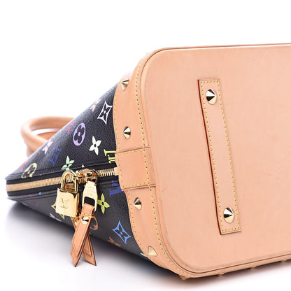 Louis Vuitton Monogram Multicolor Alma GM Black 8 of 14