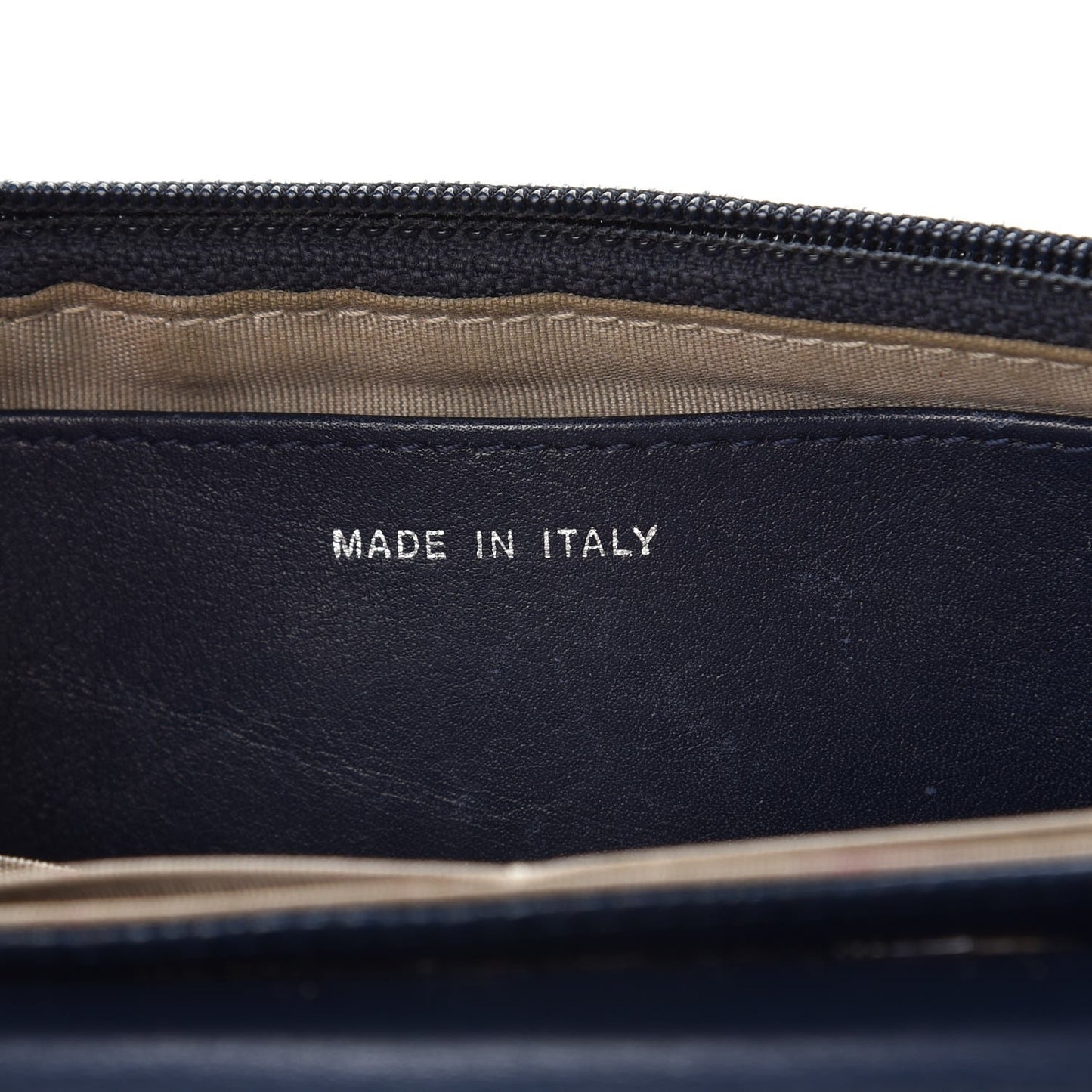 Caviar Half Moon Wallet On Chain WOC Navy