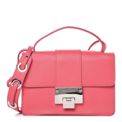Jimmy Choo Soft Grainy Goatskin Rebel Crossbody Pink 1 of 8