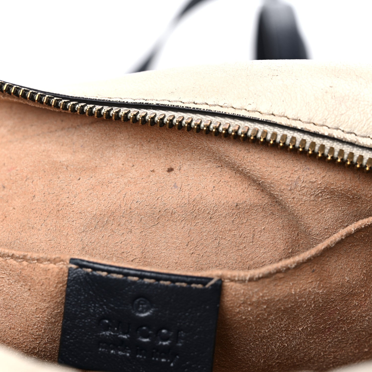 Gucci Vintage Effect Calfskin Matelasse Diagonal Small Torchon GG Marmont Chain Shoulder Bag Mystic White Blue Agata 12 of 18