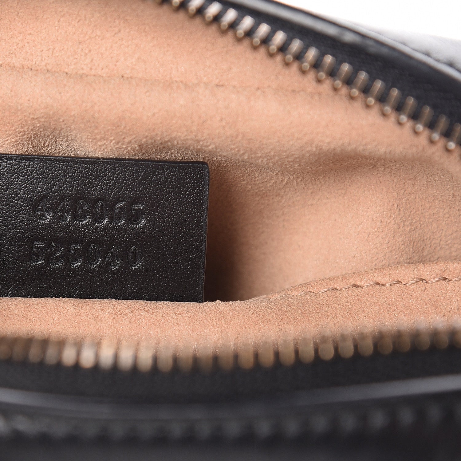 Gucci Calfskin Matelasse Mini GG Marmont Chain Shoulder Bag Black 7 of 13