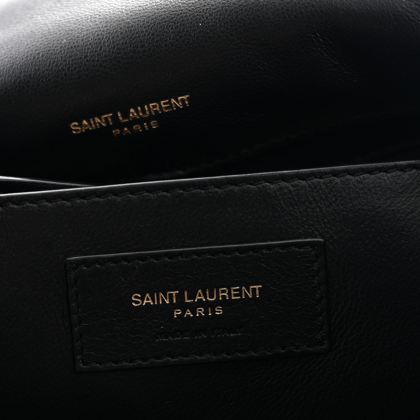 Lambskin Matelasse Monogram Small Jamie 4.3 Black