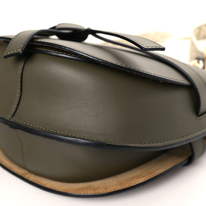 Loewe Calfskin Jacquard Small Gate Dual Bag Autumn Green 9 of 10