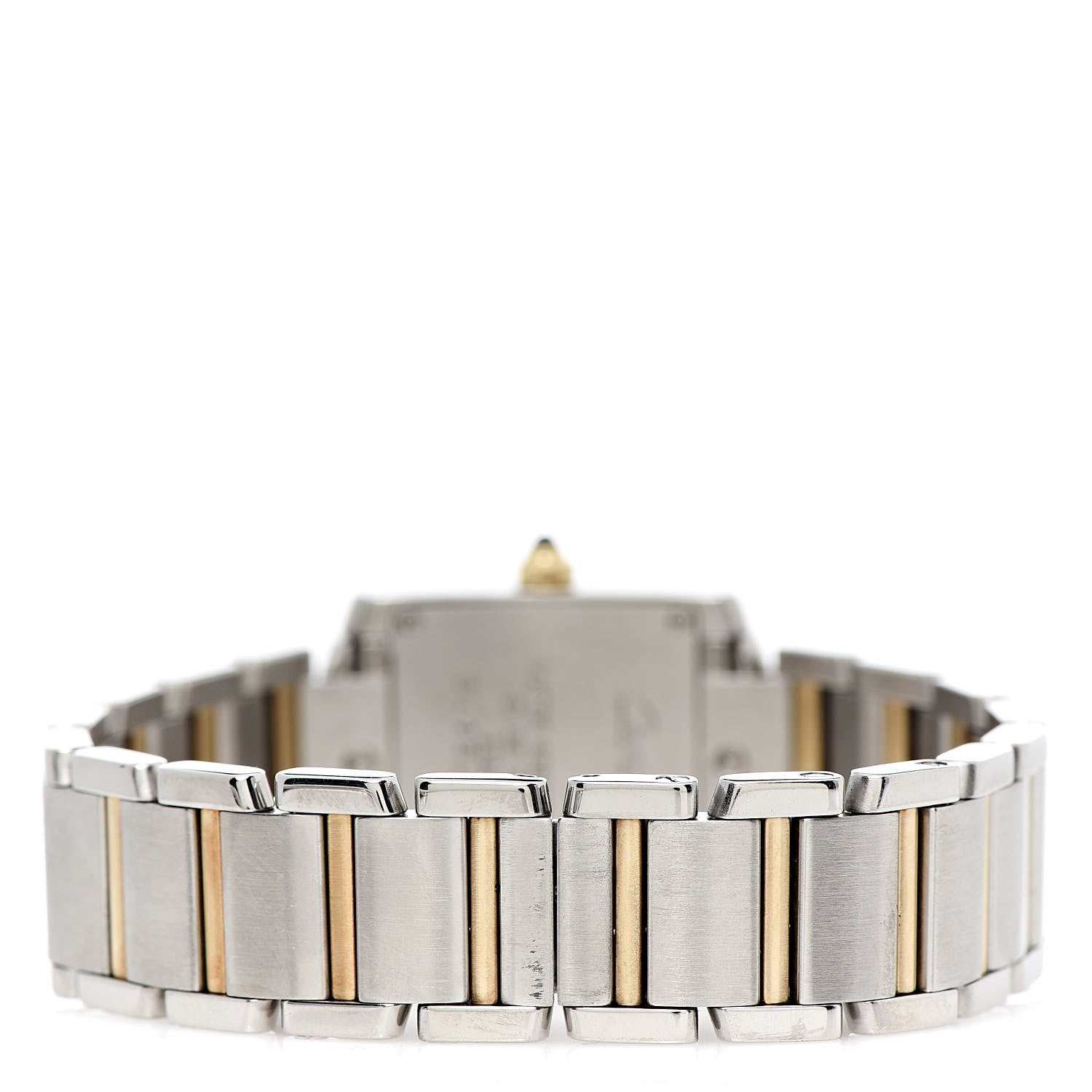Cartier Stainless Steel 18K Yellow Gold 20mm Tank Francaise Quartz Watch 6 of 10