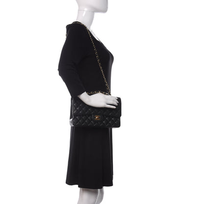 Chanel Caviar Quilted Medium Double Flap Black 2 of 11