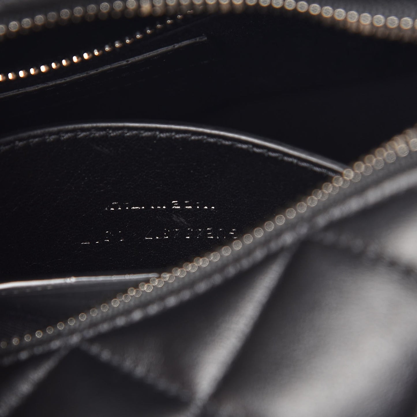 Calfskin Y Quilted Monogram Small Loulou Bowling Bag Black