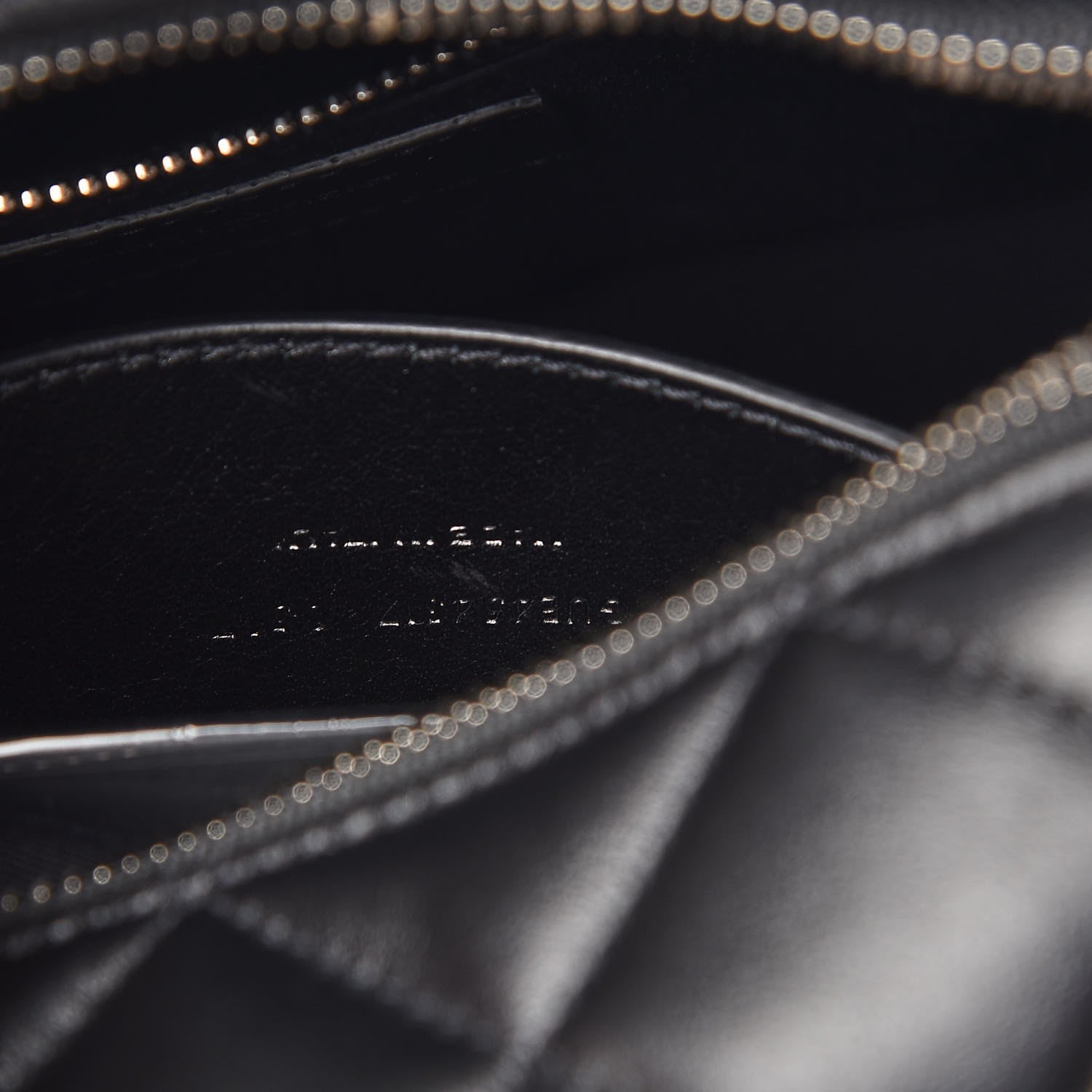 Saint Laurent Calfskin Y Quilted Monogram Small Loulou Bowling Bag Black 7 of 7