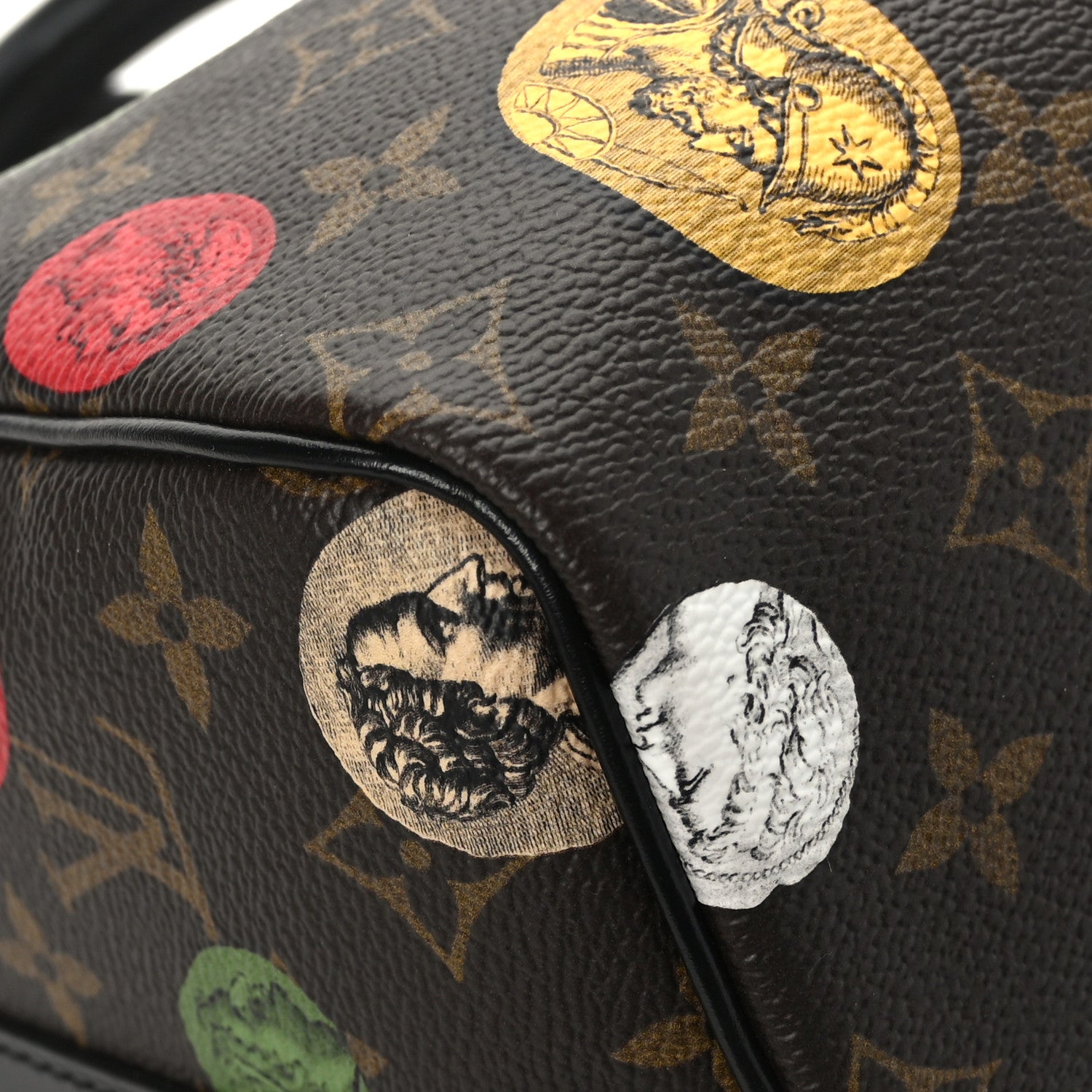 Louis Vuitton X FORNASETTI Monogram Cameo Speedy Bandouliere 25 10 of 11