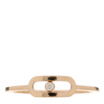 Messika 18K Rose Gold Diamond Move Uno Ring 55 7.25 1 of 5