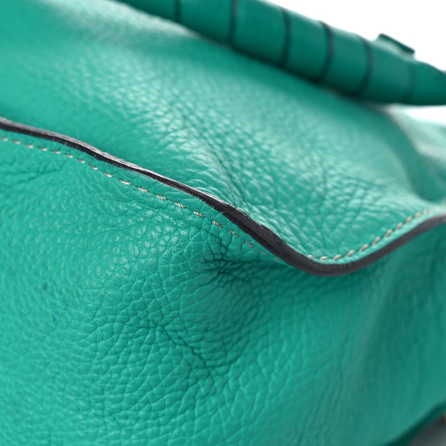 Calfskin Medium Marcie Satchel Jade Green