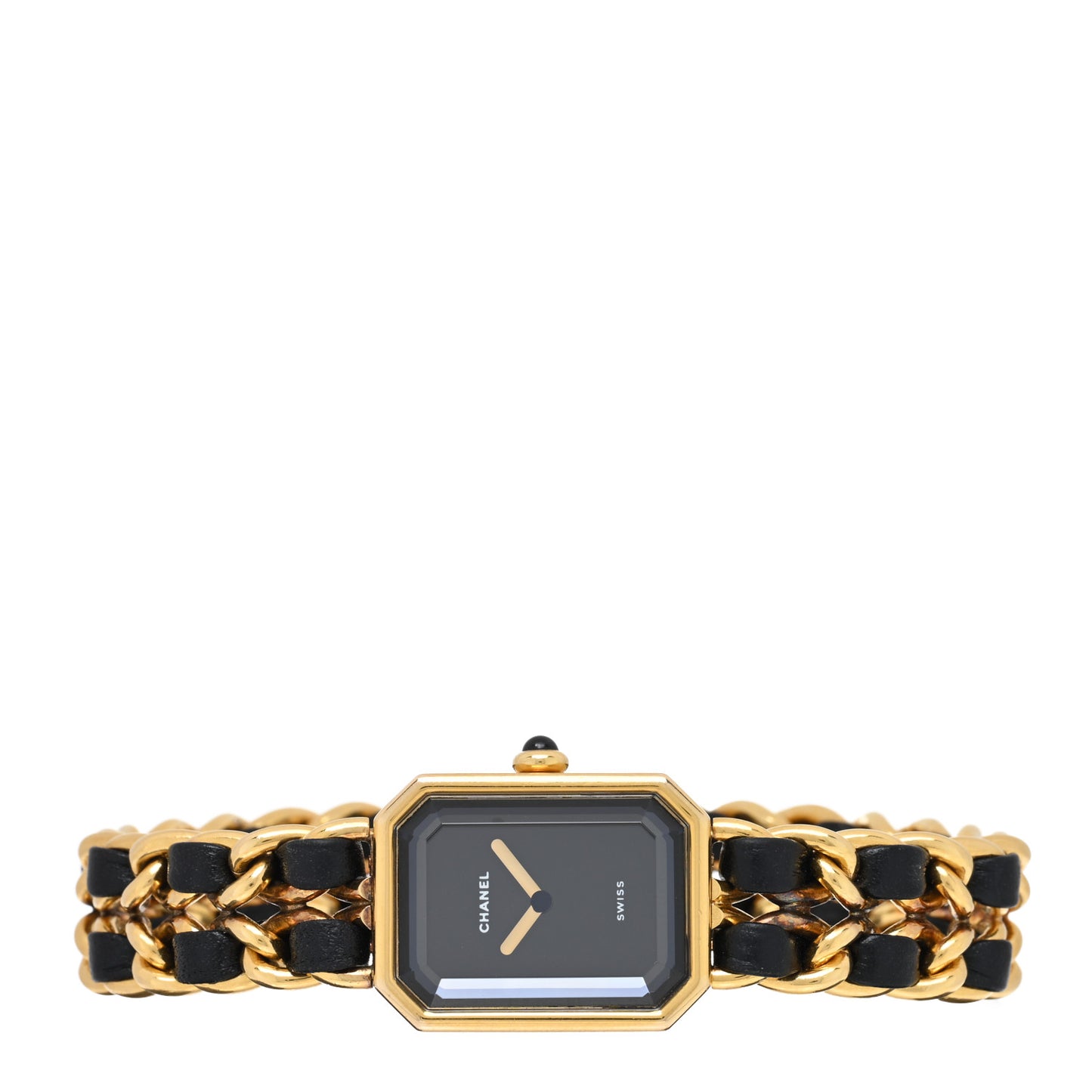 Stainless Steel Lambskin 20mm Chain Premiere Quartz Watch Gold XL