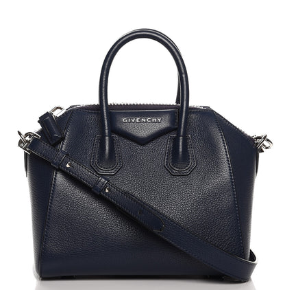 Givenchy Sugar Goatskin Mini Antigona Navy 1 of 7