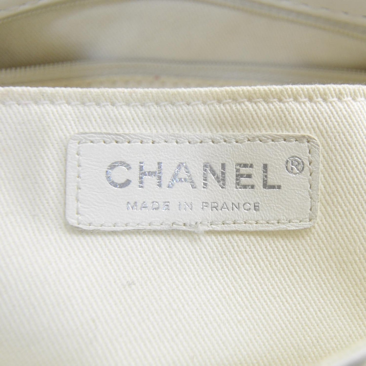 Lambskin Icons Secret Label Medium Flap White