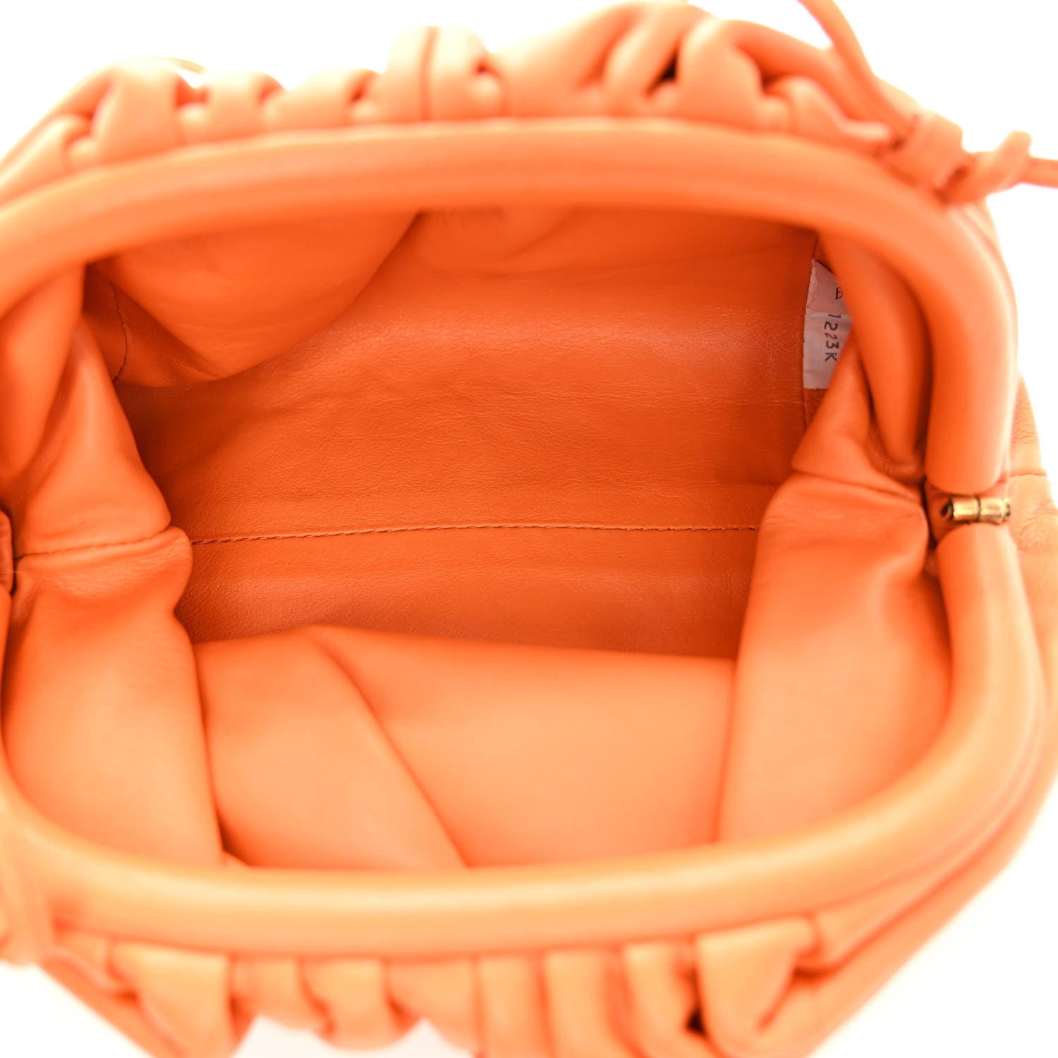 Bottega Veneta Butter Calfskin The Mini Pouch Light Orange 5 of 9
