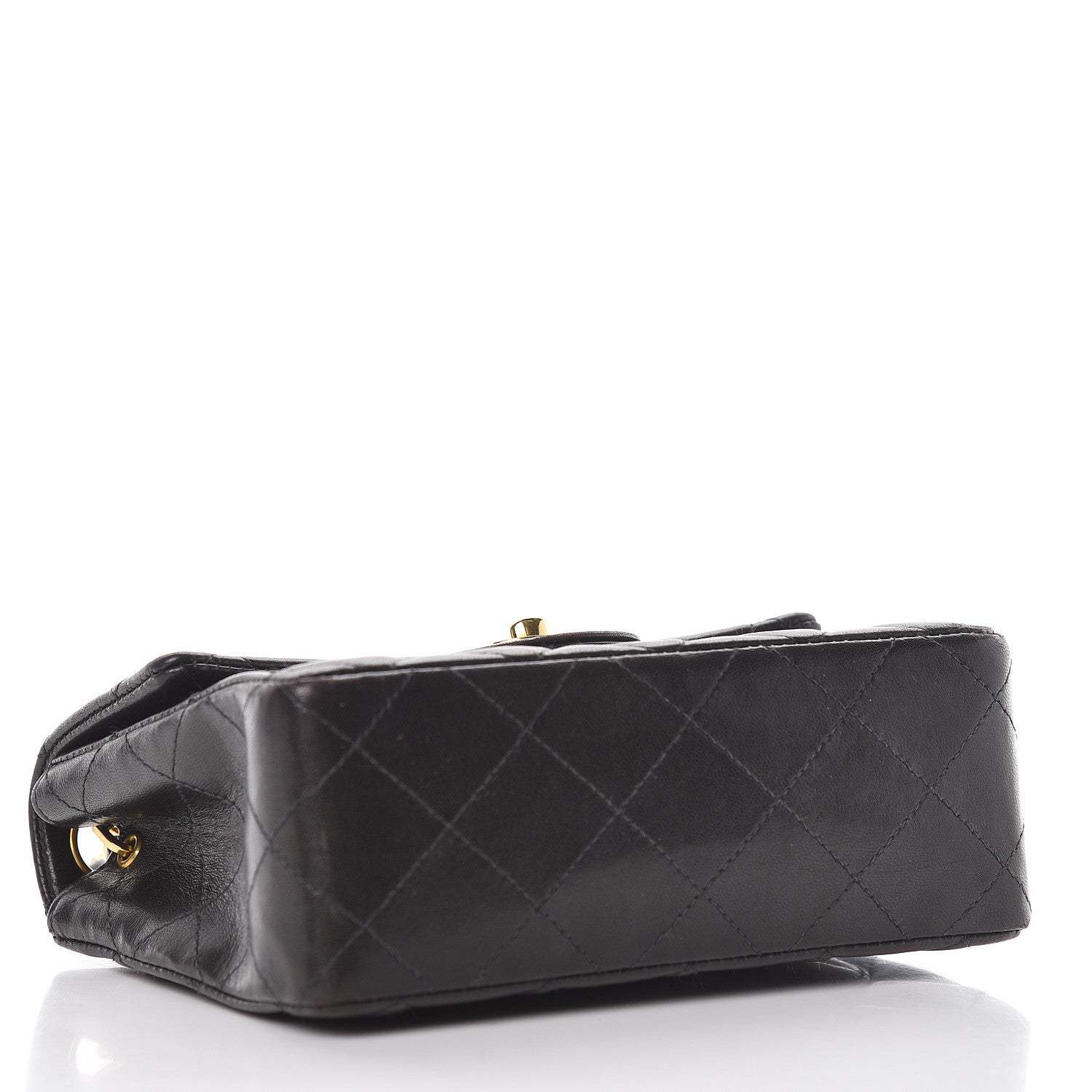 Chanel Lambskin Quilted Mini Square Flap Black 4 of 17