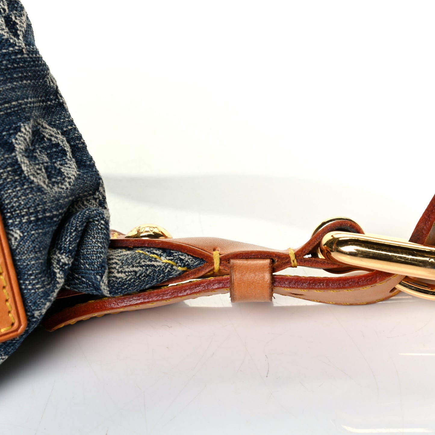 Monogram Denim Baggy PM Blue