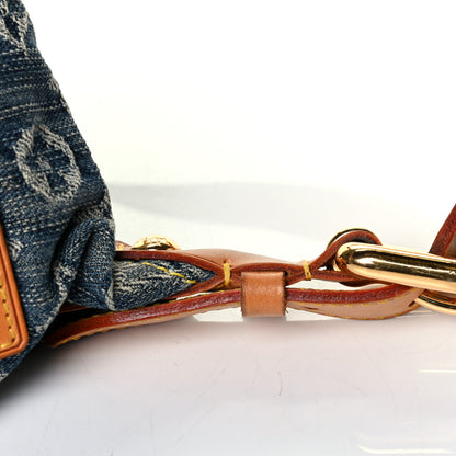 Louis Vuitton Monogram Denim Baggy PM Blue 8 of 8