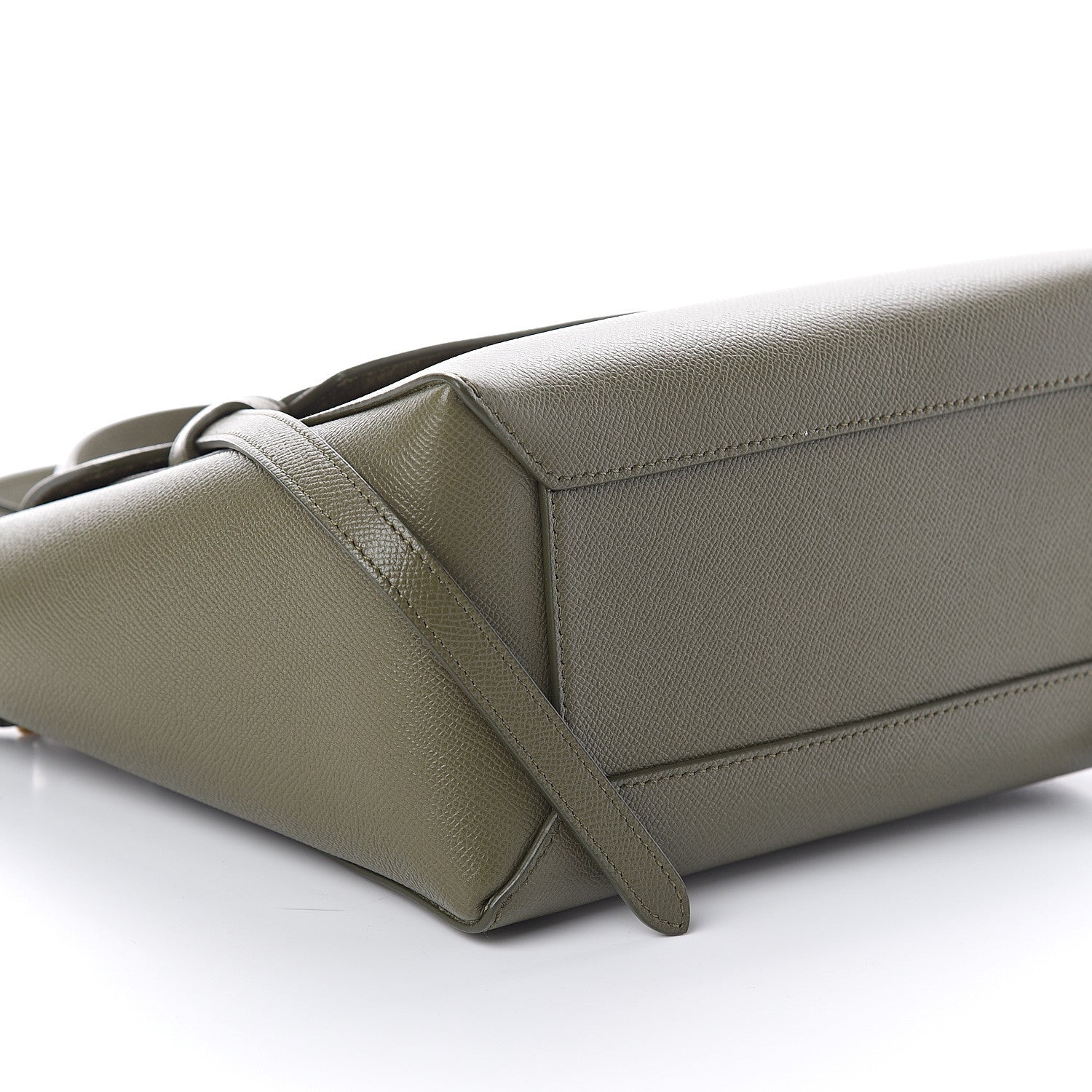 Celine Grained Calfskin Micro Belt Bag Army Green 7 of 8