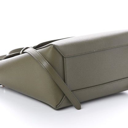 Celine Grained Calfskin Micro Belt Bag Army Green 7 of 8