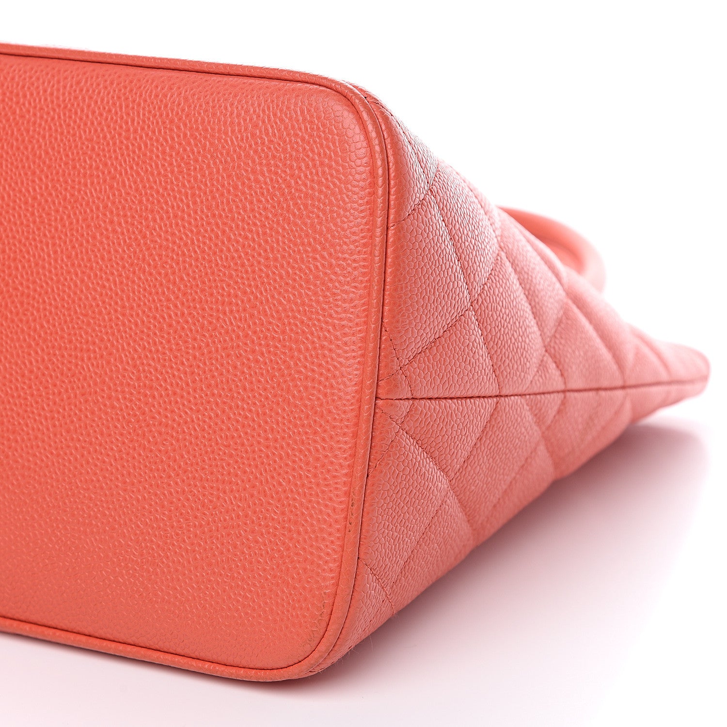 Chanel Caviar Quilted Medallion Tote Orange 11 of 11