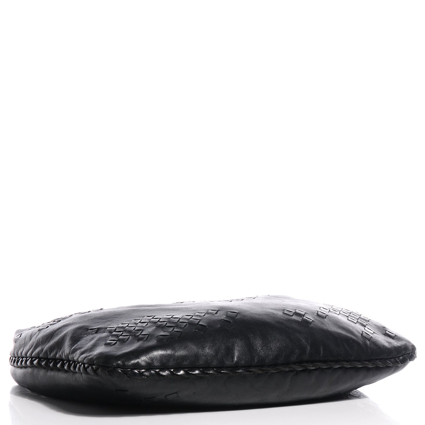 Nappa Intrecciato Medium Veneta Hobo Black