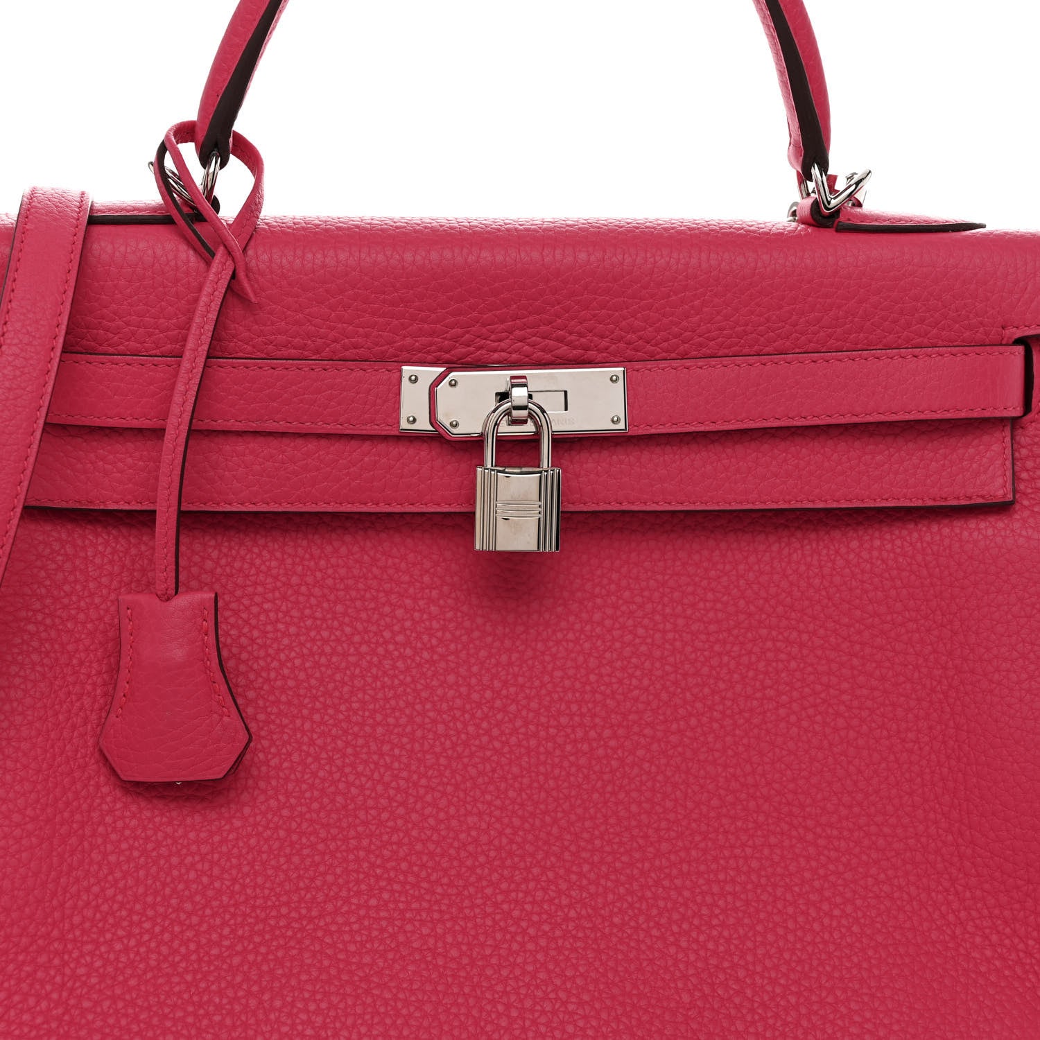 Hermes Taurillon Clemence Kelly Retourne 32 Rose Extreme 8 of 12