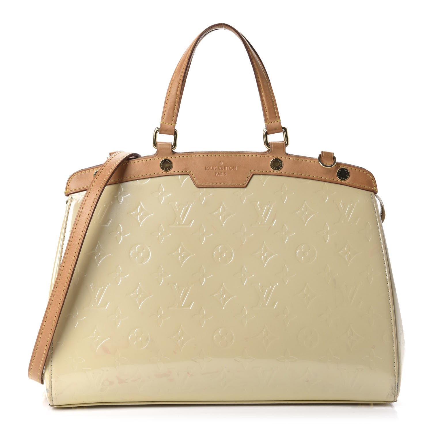 Louis Vuitton Vernis Brea MM Blanc Corail 1 of 19