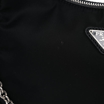 Prada Nylon Re-Edition 2005 Shoulder Bag Black 14 of 16