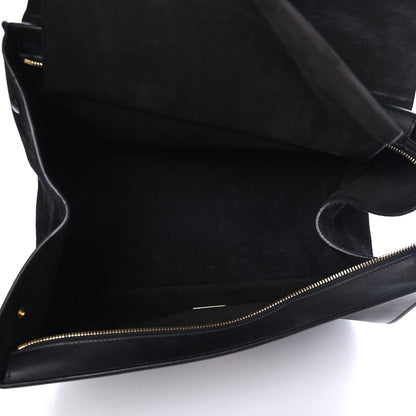 Celine Smooth Calfskin Suede Large Bi-Color Trapeze Black 4 of 4
