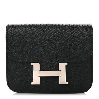 Hermes Epsom Constance Slim Wallet Black 1 of 9