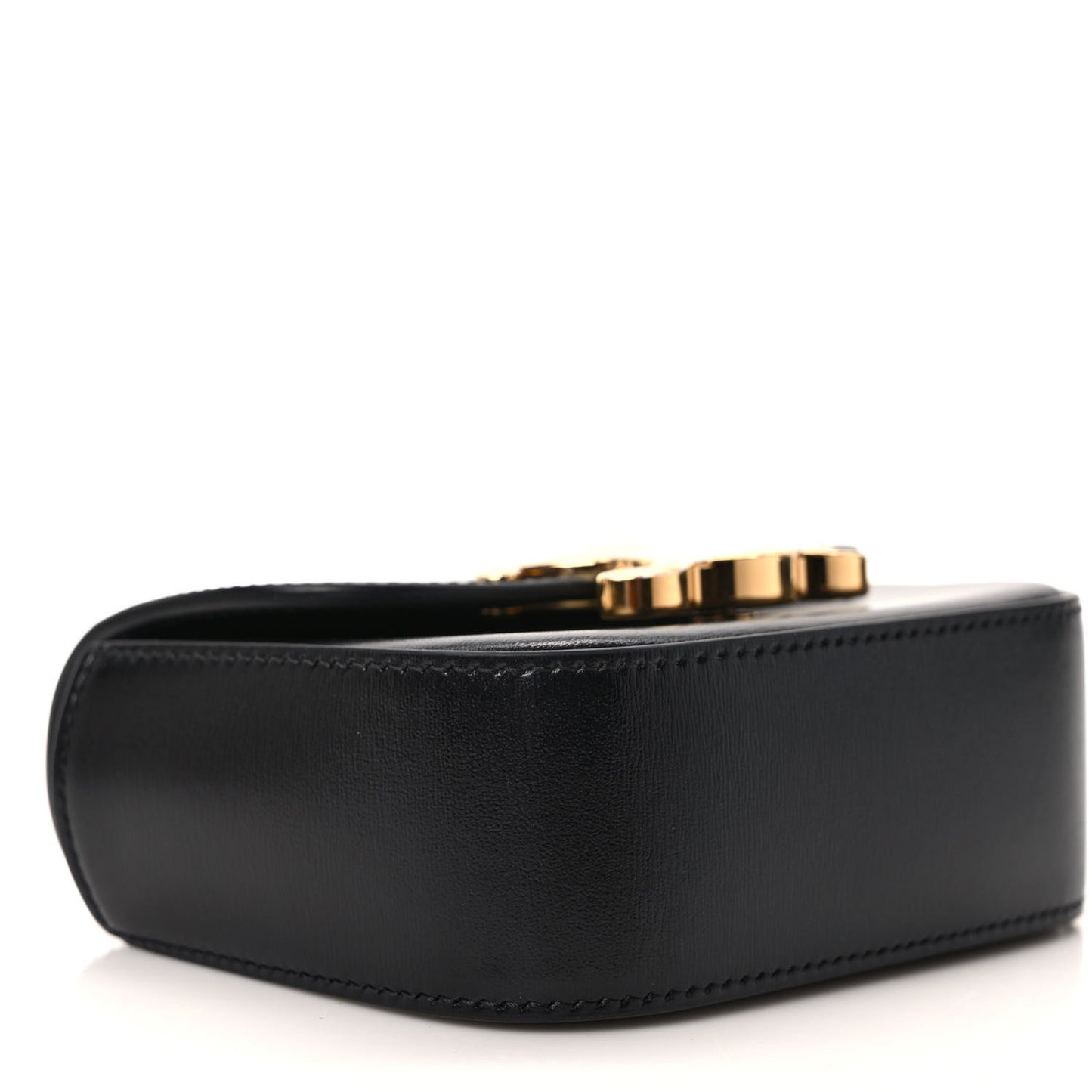 Shiny Calfskin Mini Triomphe Black