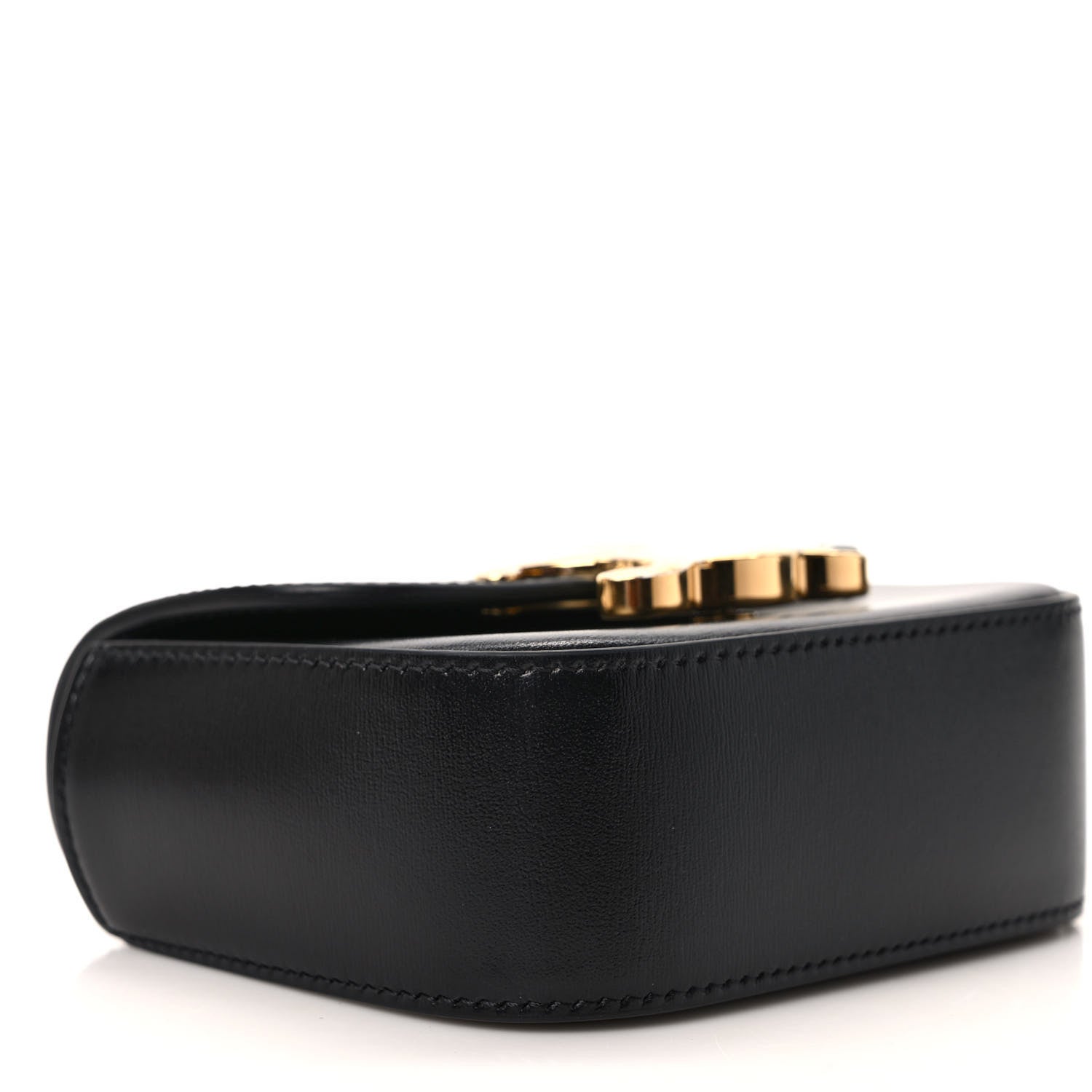 Celine Shiny Calfskin Mini Triomphe Black 7 of 9