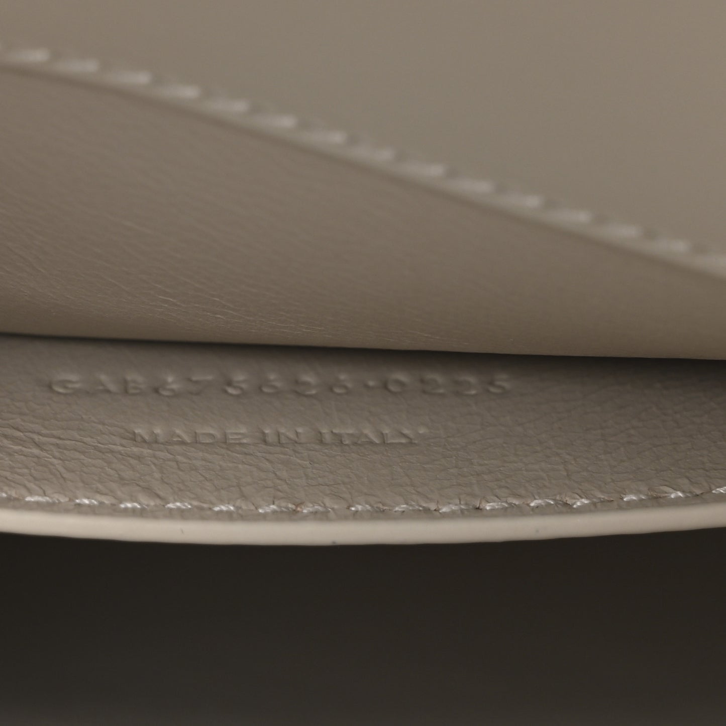 Smooth Calfskin Small Manhattan Baguette  Crema Soft