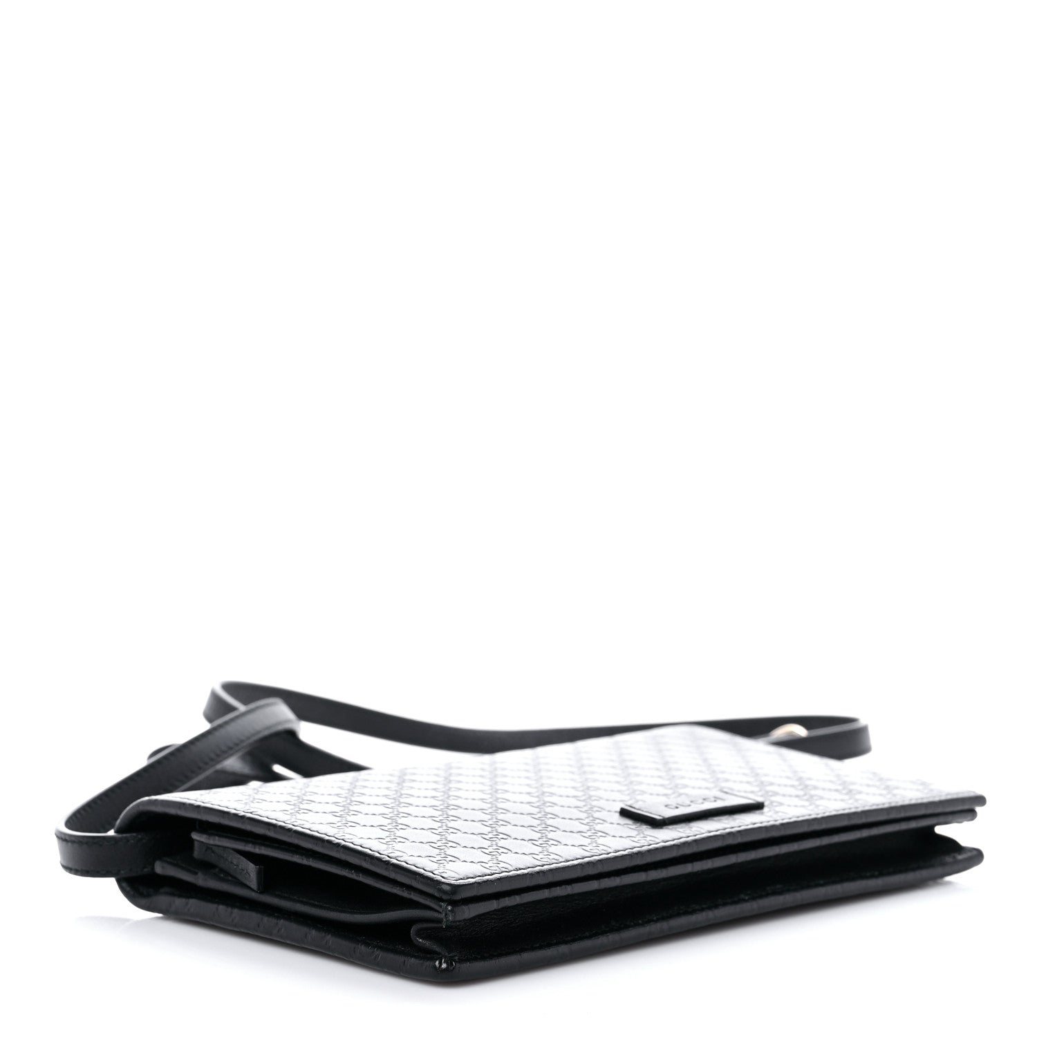 Gucci Microguccissima Crossbody Wallet Black 4 of 11