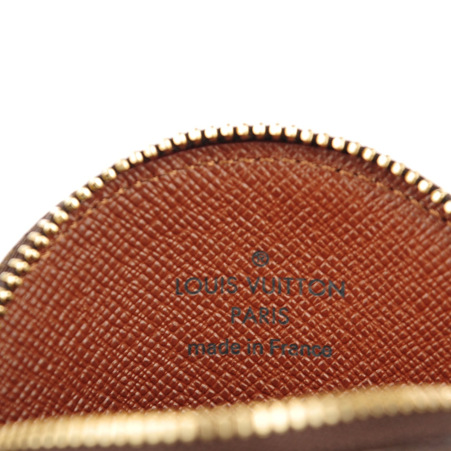 Monogram Round Coin Purse