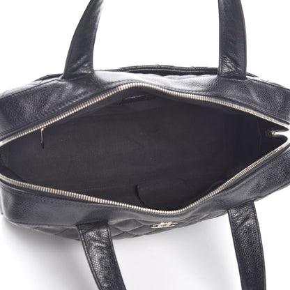 Chanel Caviar Quilted Bowler Black 5 of 12